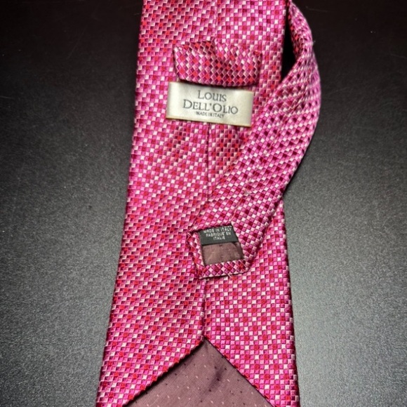 LOUIS DELL'OLIO TIE SILK MADE IN ITALY - Picture 2 of 6